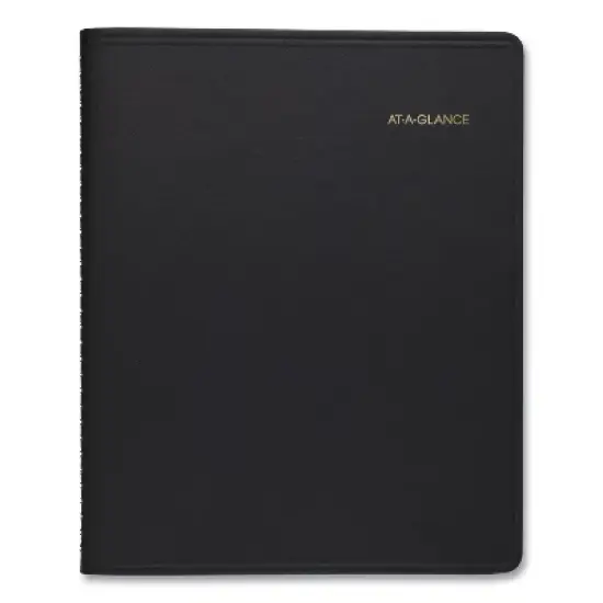 24-Hour Daily Appointment Book, 11 x 8.5, Black Cover, 12-Month (Jan to Dec): 2026 image {1}
