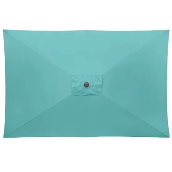 BrylaneHome 61/2' X 10' Oversized Rectangular Umbrella image {3}
