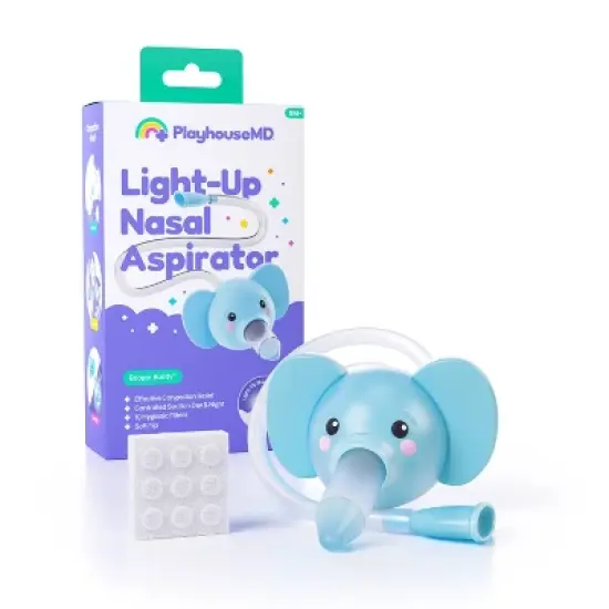 Playhouse MD Light-Up Nasal Aspirator - Elephant Trunk image {6}