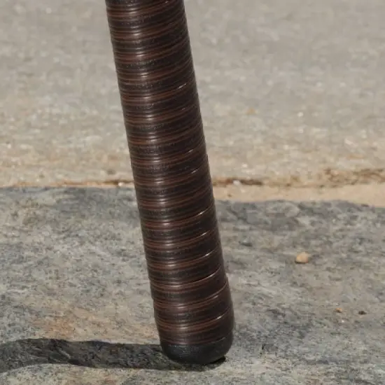 Campbell 5pc Wicker Patio Dining Set with Cushions - Multibrown - Christopher Knight Home image {5}