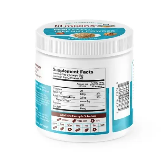 Lil Mixins Tree Nut Powder Baby Meals Jar - 8.5oz image {1}