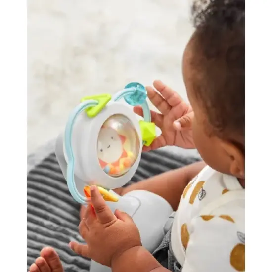 Skip Hop Baby Ergonomic Upright Activity Floor Seat with Toy - Gray image {3}