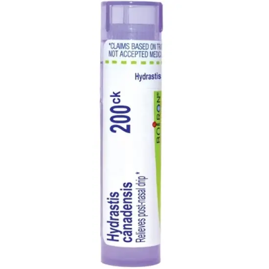 Hydrastis Canadensis 200CK by Boiron Homeopathic Single Medicine For Cough, Cold & Flu  -  80 Pellet image {3}