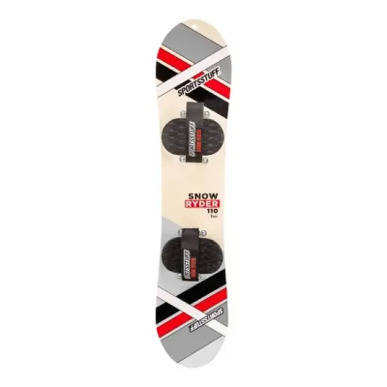 Sportsstuff Kids' Snow Ryder 110cm Snowboard 42'' - Black/Red image {9}
