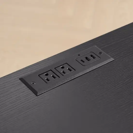 Sapphtopaz Mid Century Modern Home Office Desks Computer Desk with Drawers Writing Desk Gaming Desk Office Desk Vanity Table for Home Office image {1}