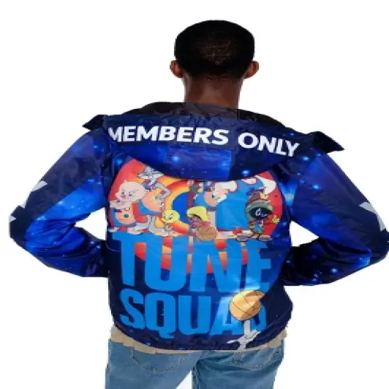Members Only Men's Spacejam Galaxy Midweight Jacket image {5}