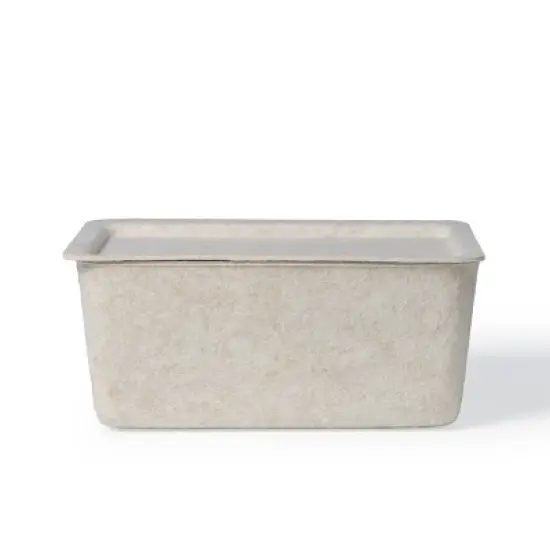 Felt Storage with Lid Beige - Bullseye's Playground&trade; image {2}