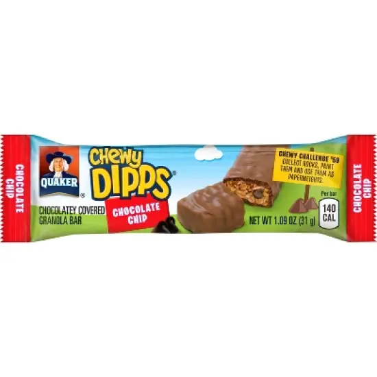 Quaker Chewy Dipps Chocolate Chip Granola Bars - 15.3oz/14ct image {4}