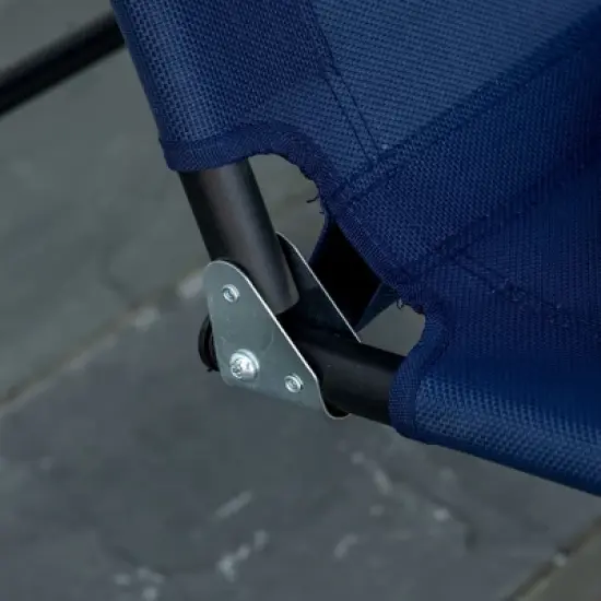 MOEPISY 3-Person Porch Swing Bench With Stand & Adjustable Canopy, Armrests, Steel Frame image {7}