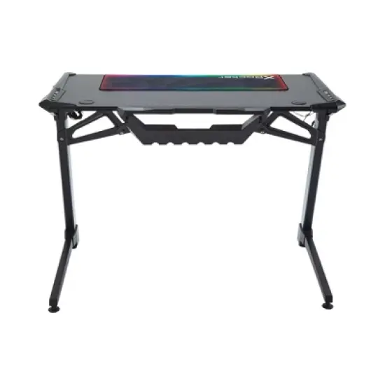 Lynx LED Gaming Desk Black - X Rocker image {2}