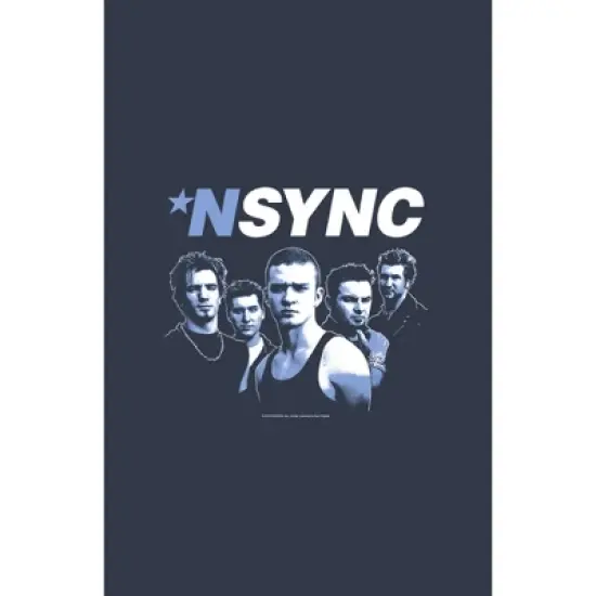 Junior's NSYNC Attitude Pose Racerback Tank Top image {1}