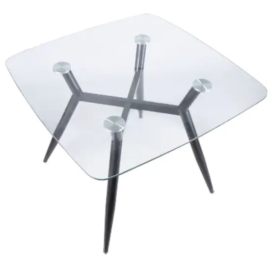 Clara Mid Century Modern Square Dining Table - LumiSource image {2}