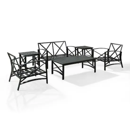 6pc Kaplan Outdoor Seating Set Mist - Crosley image {3}