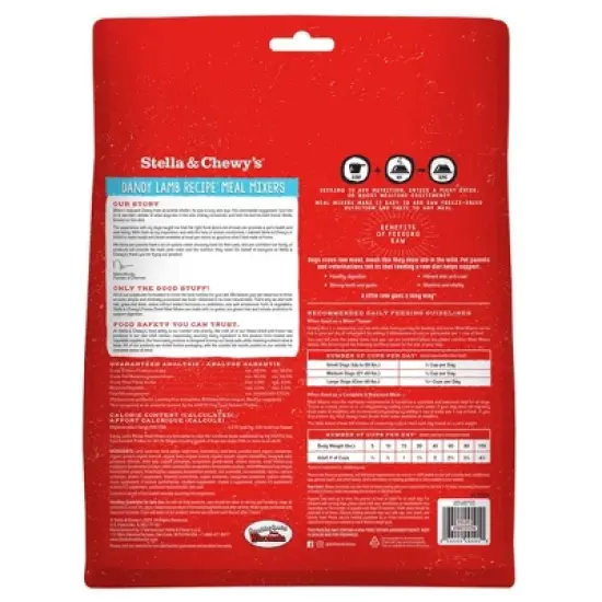Stella & Chewy's Lamb Flavor Freeze-Dried Mixers Dry Dog Food - 35oz image {1}