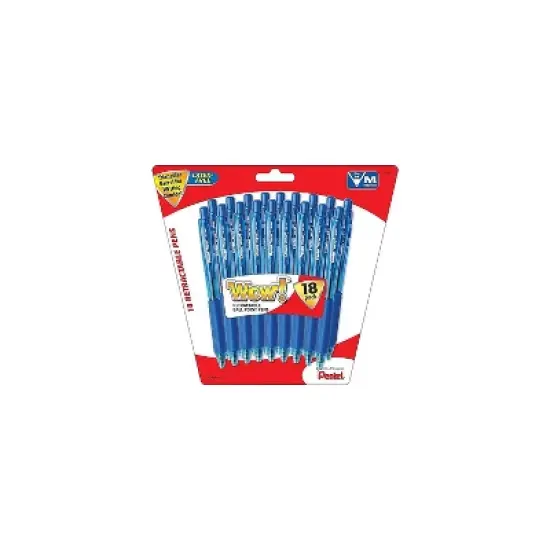 Pentel WOW! Retractable Ballpoint Pens Medium Point Blue Ink 712134 image {2}