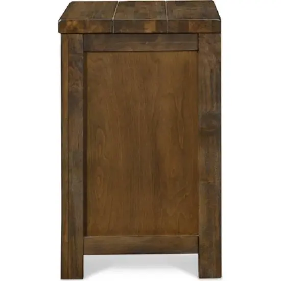 Stratford 3 Drawer Nightstand Rustic Brown - Finch image {5}