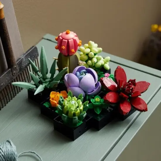 LEGO Icons Succulents Plants and Flowers Home D&eacute;cor 10309 image {5}