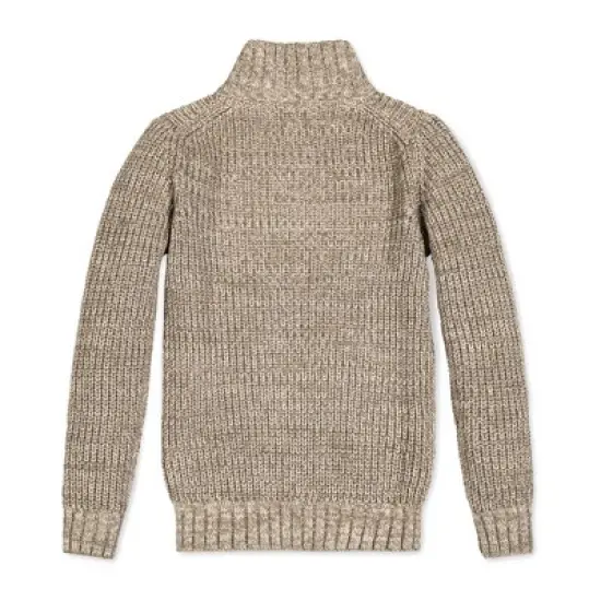 Hope & Henry Boys' Long Sleeve Half Zip Pullover Sweater, Infant image {2}