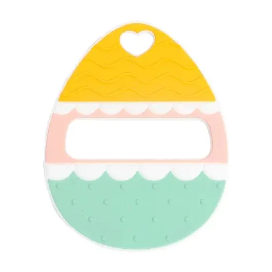 Pearhead Silicone Teether - Easter Egg image {4}