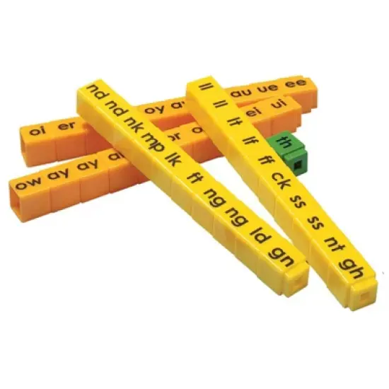 Didax Unifix Letter Cubes, Blends, Set of 90 image {2}