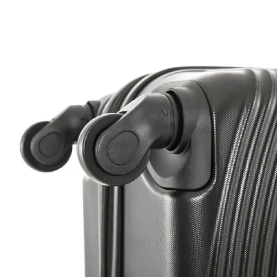 DUKAP Inception Lightweight Hardside Medium Checked Spinner Suitcase image {7}