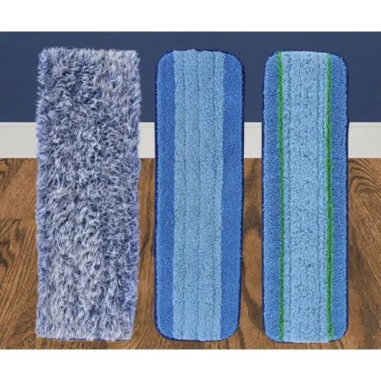 Bona Cleaning Products Reusable Mop Refill Multi Surface Microfiber Wet + Dry Floor Sweeping + Mopping Value Pack - 3ct image {2}