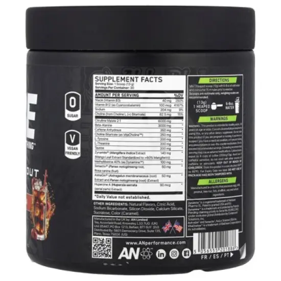 ABE Preworkout, Cherry Cola, 13.75 oz (390 g) image {1}