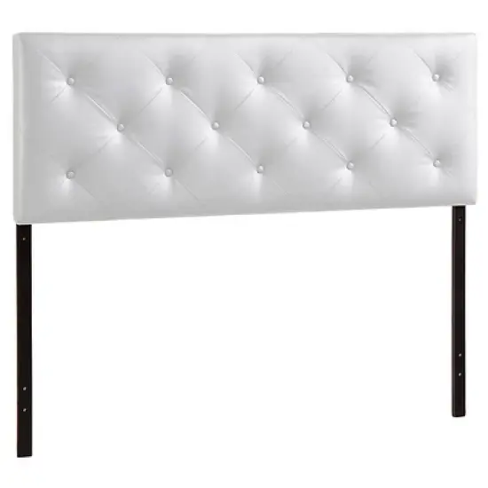 King Baltimore Modern And Contemporary Faux Leather Upholstered Headboard - Baxton Studio image {3}