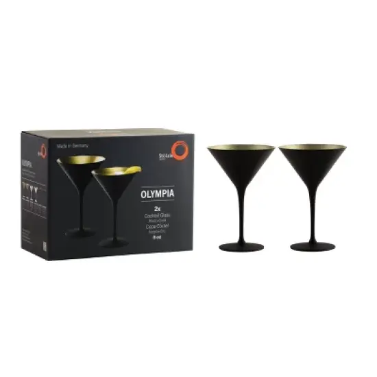 8oz 2pk Olympia Martini Glasses - Stolzle Lausitz image {5}