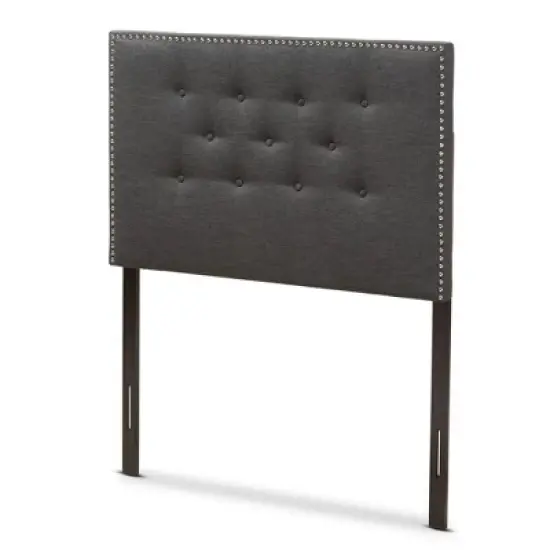 Windsor Modern And Contemporary Fabric Headboard - Baxton Studio image {8}