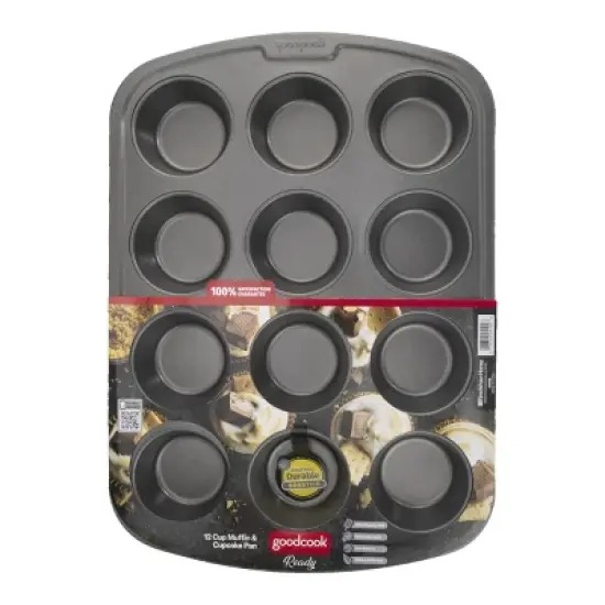 GoodCook Ready Nonstick 12 Cup Muffin Pan image {4}