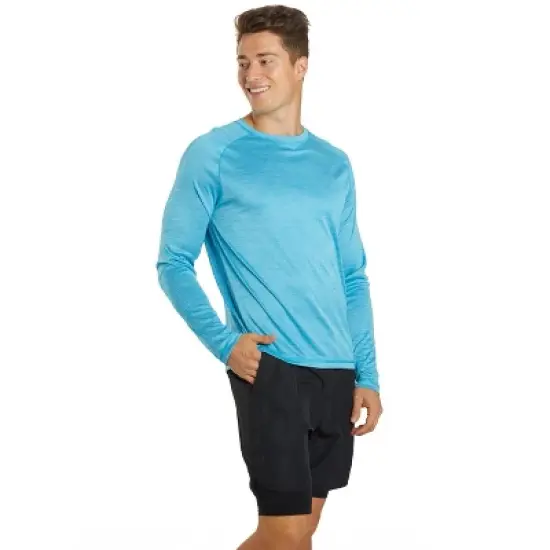 Sporti Sporti Men's L/S Hybrid II UPF 50+ Sun Shirt Black Small image {2}