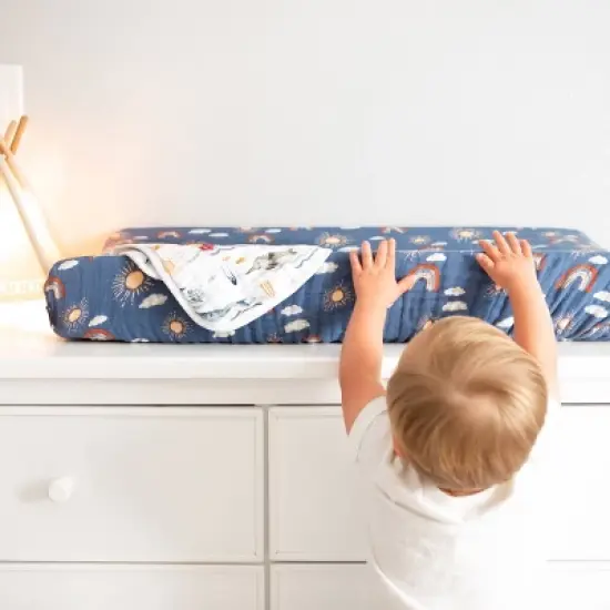 Bebe au Lait Muslin Changing Pad Cover image {2}