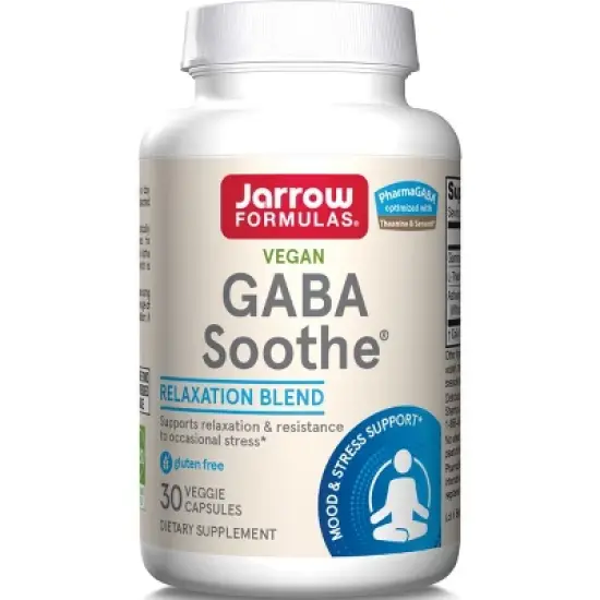 Jarrow Formulas, Inc. Vegan Gaba Soothe 30 Veg Caps image {2}
