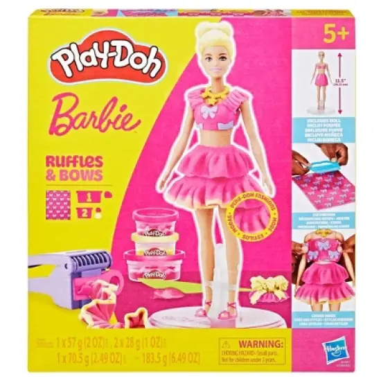 Play-Doh Barbie Ruffles and Bows Designer Doll Set image {8}