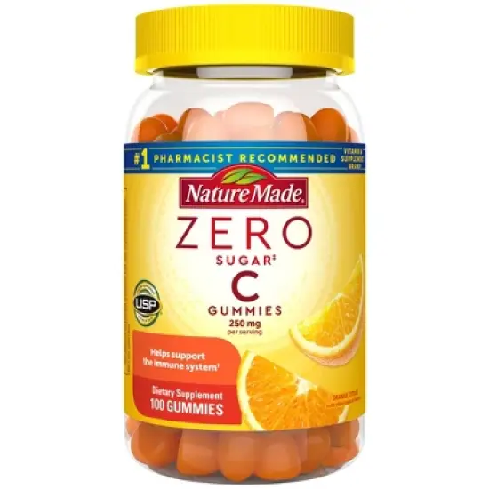 Nature Made Zero Sugar Vitamin C Sugar Free Gummies - 100ct image {10}