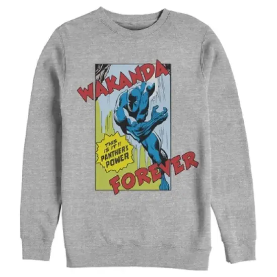 Men's Marvel Black Panther Retro Forever Sweatshirt image {2}