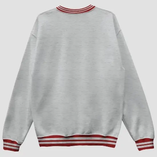 Men's Cartoon Network Powerpuff Girls Graphic Pullover Sweatshirt - Heathered Gray image {1}