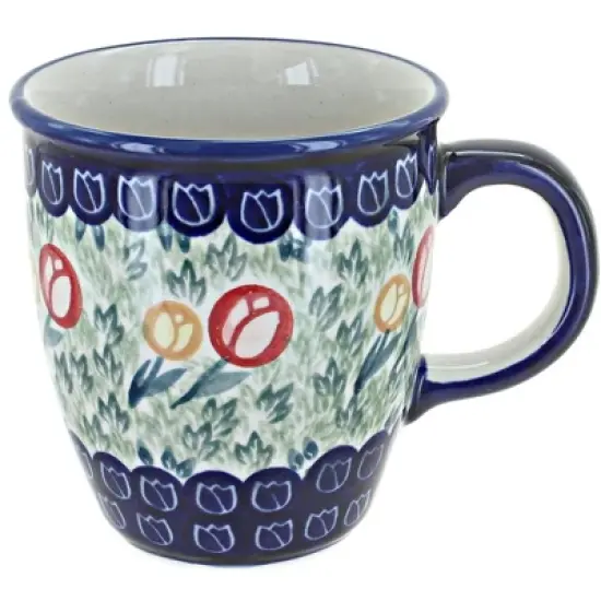 Blue Rose Polish Pottery Manufaktura Coffee Mug image {15}