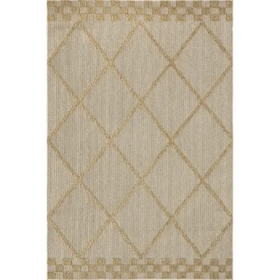 nuLOOM Rhode Raised Lattice Indoor/Outdoor Patio Area Rug image {9}