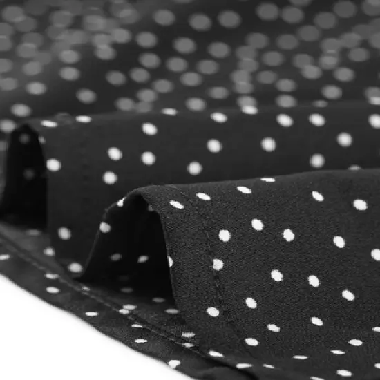 Agnes Orinda Women's Plus Size Polka Dots Drawstring Sleeveless Jumpsuit Dressy Shortalls image {4}