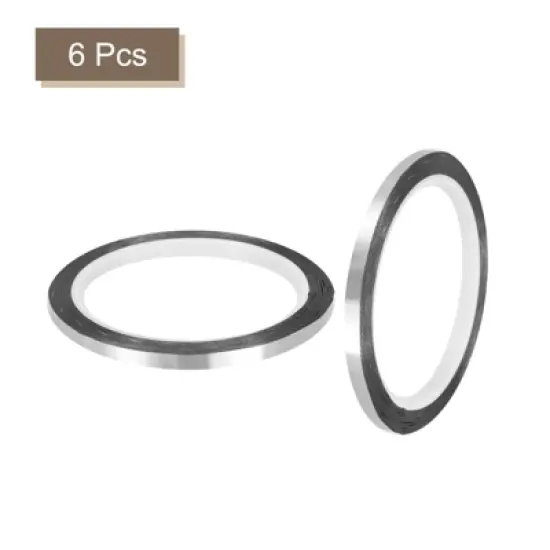 Unique Bargains Self-Adhesive Gap Sealing Metalized Tape for Detailing Accent Wall 6 Pcs image {2}