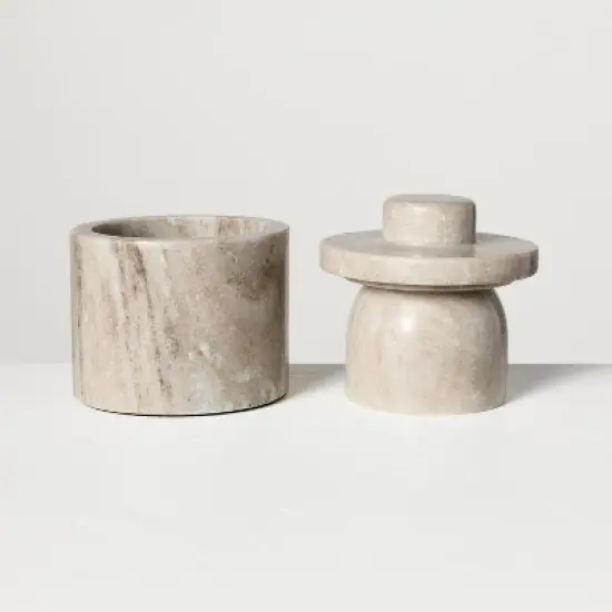 Marble Butter Keeper Warm Gray - Hearth & Hand&trade; with Magnolia image {2}