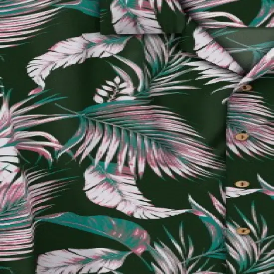 KS Island by KingSize Men's Big & Tall  printed rayon long-sleeve shirt image {2}