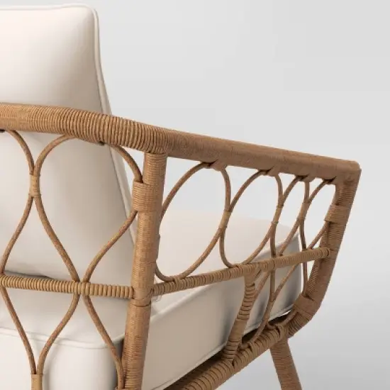 Britanna Patio Loveseat, Outdoor Furniture - Natural - Opalhouse&trade; image {4}