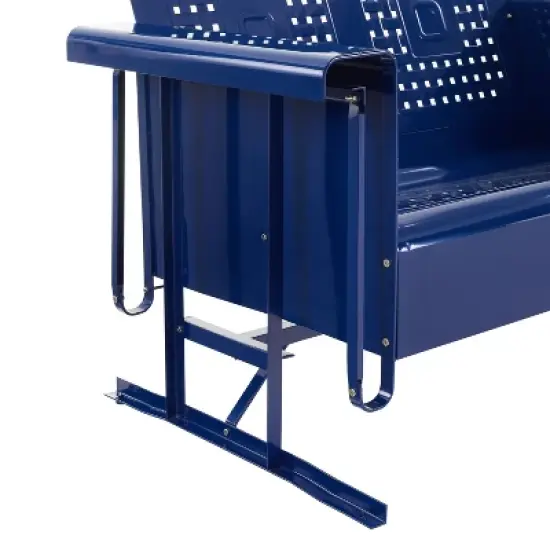 Bates Outdoor Metal Sofa Glider - Navy - Crosley image {8}