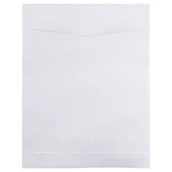JAM PAPER 6 x 9 Open End Catalog Airmail Envelopes - White - 50/Pack image {1}