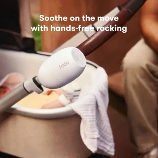 Frida Baby Hands-Free Rocker - White image {6}