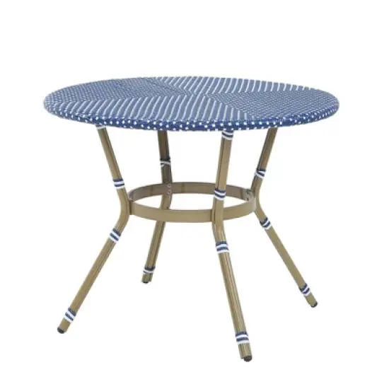 Denny 5pc Patio Set - Blue - miBasics image {2}