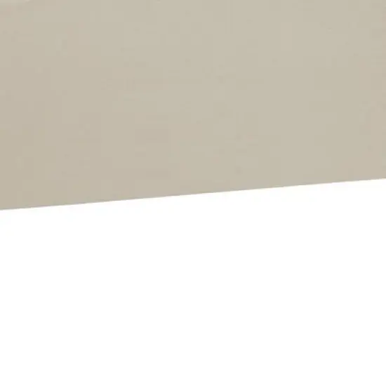 HomeRoots Beige Linen Blend Upholstered Arched Full Headboard With Nail Head Trim image {3}
